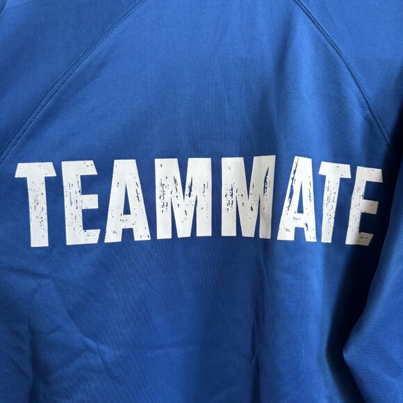 Super Bowl LV Tampa Blue Quarter Zip Teammate Pullover Size Medium - Picture 5 of 5